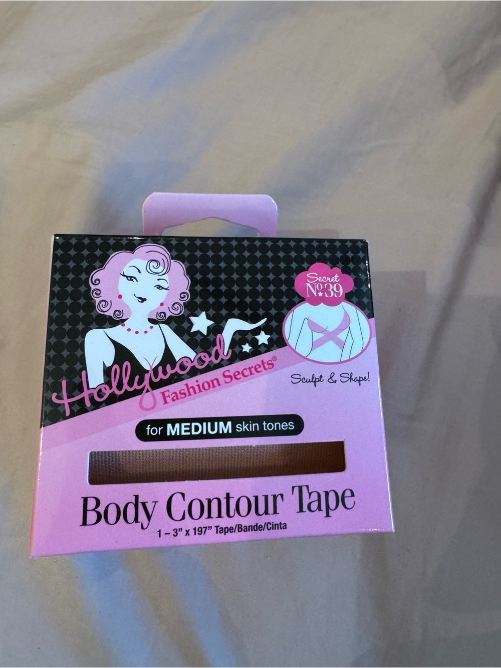 Hollywood Fashion Secrets Body Contour Tape - Pink
